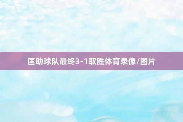 匡助球队最终3-1取胜体育录像/图片