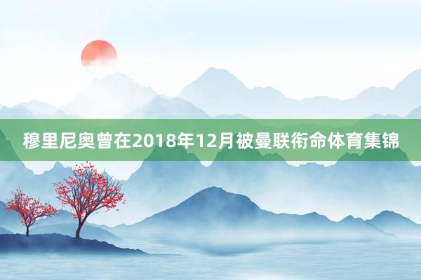 穆里尼奥曾在2018年12月被曼联衔命体育集锦