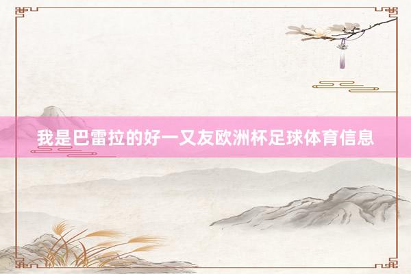 我是巴雷拉的好一又友欧洲杯足球体育信息
