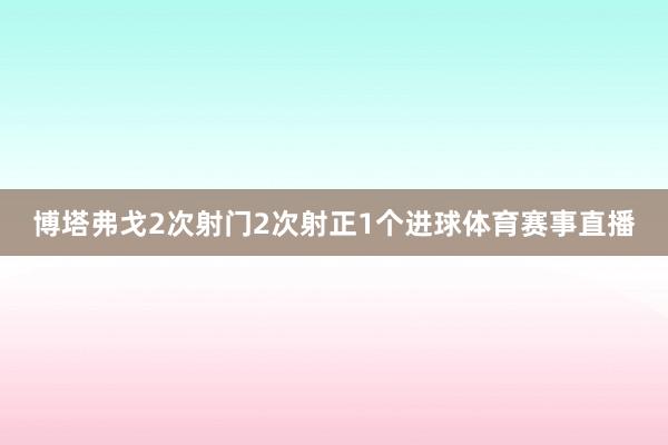 博塔弗戈2次射门2次射正1个进球体育赛事直播