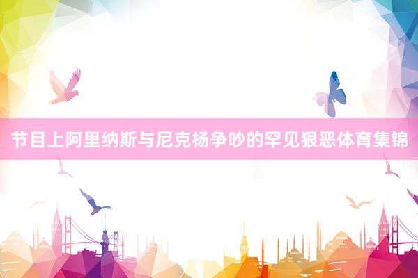 节目上阿里纳斯与尼克杨争吵的罕见狠恶体育集锦