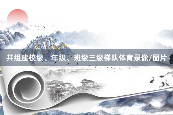 并组建校级、年级、班级三级梯队体育录像/图片