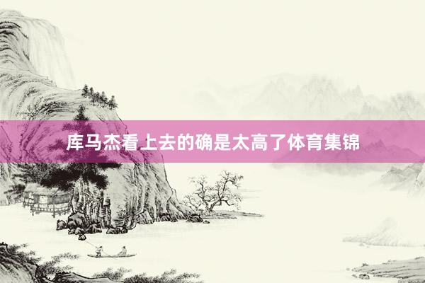 库马杰看上去的确是太高了体育集锦