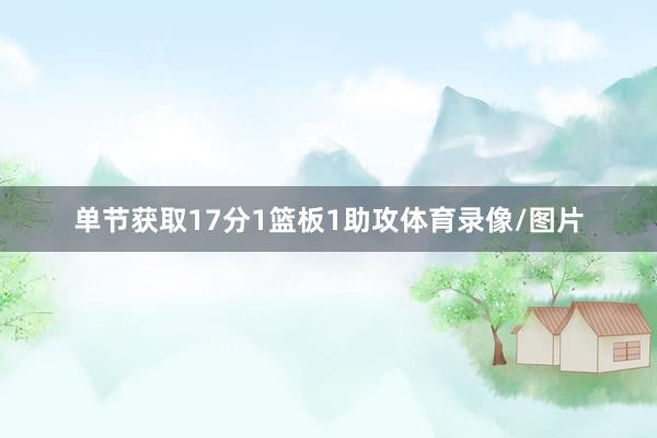 单节获取17分1篮板1助攻体育录像/图片