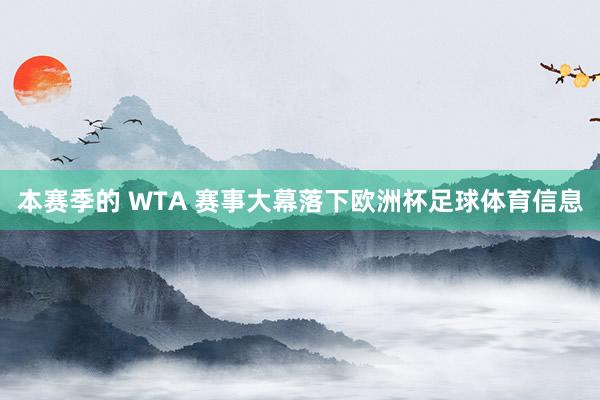 本赛季的 WTA 赛事大幕落下欧洲杯足球体育信息
